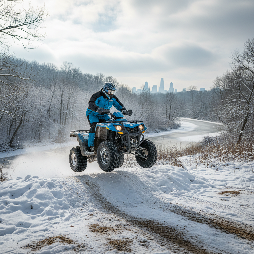 Conquer Philly Winters: Top ATVs for Snow Riding in the Delaware Valley