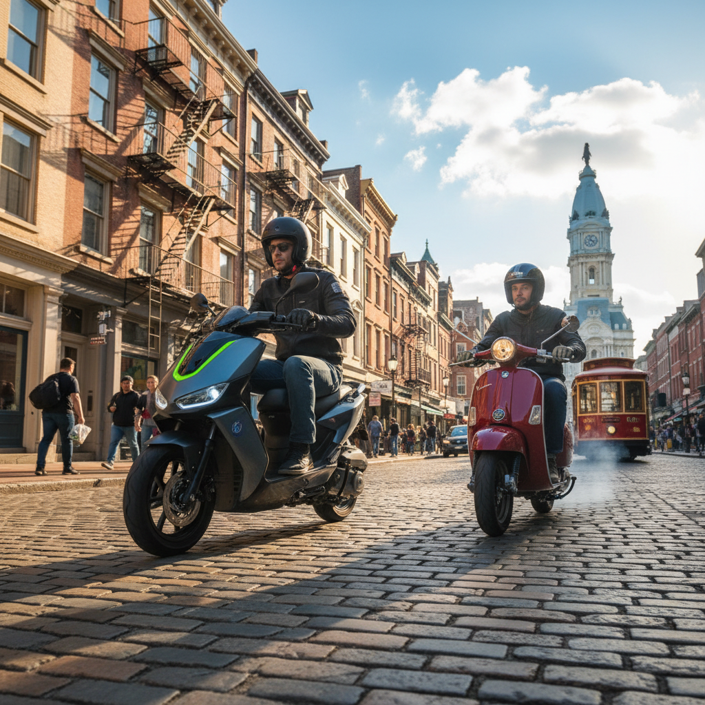 Electric vs. Gas Scooters: Navigating Philly & South Jersey