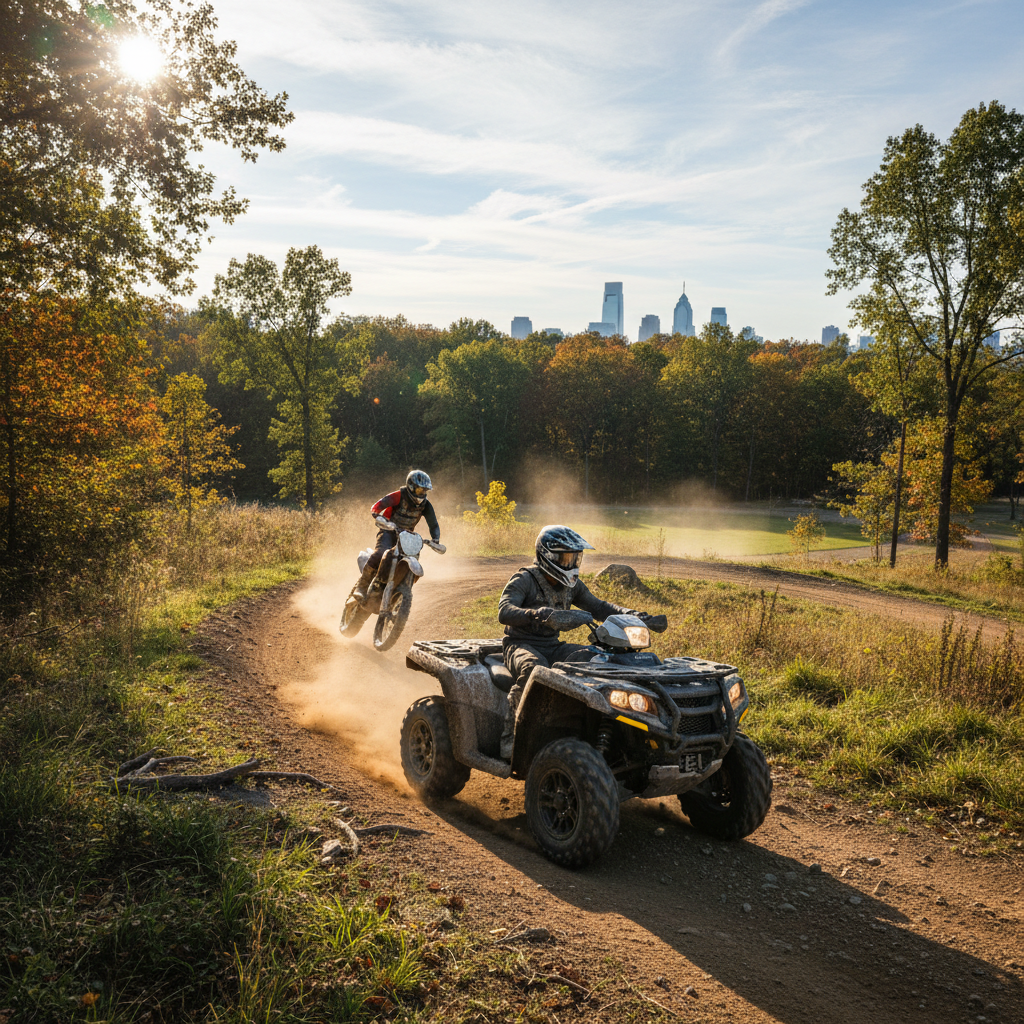 Top 10 Off-Road Trails Near Philly for ATVs & Dirt Bikes